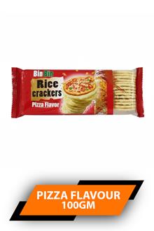 Bin Bin Rice Crackers Pizza Flavor 100gm